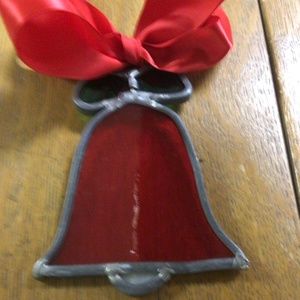 🎄🎁Stained Glass Bell Christmas Decor